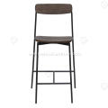 Imported ash wood black matte frame Sia stool